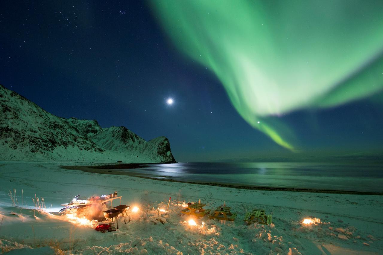 Unstad Arctic Resort Unnstad ภายนอก รูปภาพ